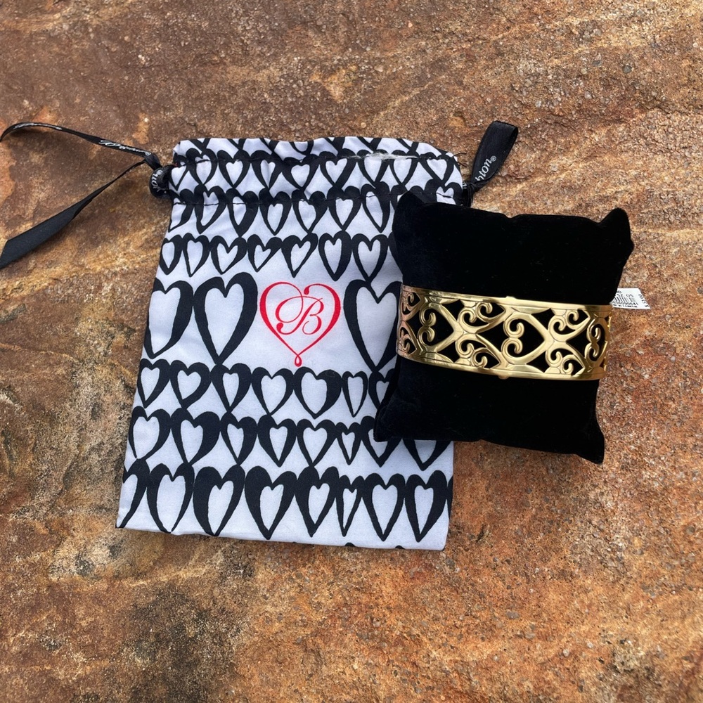 Brighton “Christo Madrid” Goldtone Cuff Bracelet NWT